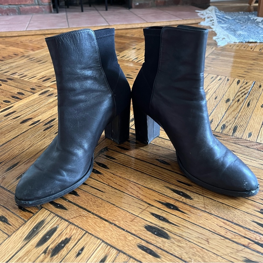 Stuart Weitzman Harper Sock Boots, Size 7 - image 2